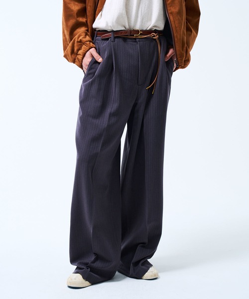 THE BOLDMAN(ザ ボールドマン)の「2tuck Straight Slacks / 2タックストレートスラックス(スラックス・メンズ・ブラック/グレー・LARGE/MEDIUM)」の8枚目の写真