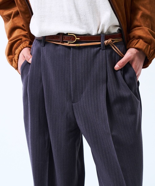THE BOLDMAN(ザ ボールドマン)の「2tuck Straight Slacks / 2タックストレートスラックス(スラックス・メンズ・ブラック/グレー・LARGE/MEDIUM)」の10枚目の写真