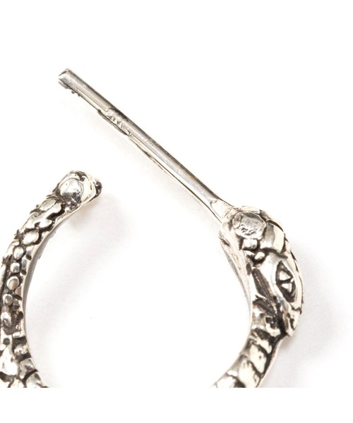 CALEE（キャリー）の「SILVER SNAKE PIERCE ＜EXCLUSIVE＞（ピアス（片耳用）・メンズ・シルバー・FREE）」の2枚目の写真