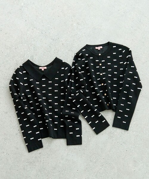 TOCCA(トッカ)の「RIBBON BLOOM プルオーバー(ニット/セーター・レディース・ブラック系/ピンク系・SMALL/MEDIUM)」の5枚目の写真