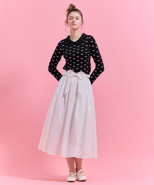 TOCCA(トッカ)の「RIBBON BLOOM プルオーバー(ニット/セーター・レディース・ブラック系/ピンク系・SMALL/MEDIUM)」の8枚目の写真