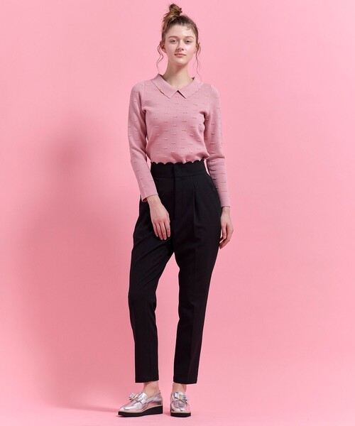 TOCCA(トッカ)の「RIBBON BLOOM プルオーバー(ニット/セーター・レディース・ブラック系/ピンク系・SMALL/MEDIUM)」の12枚目の写真