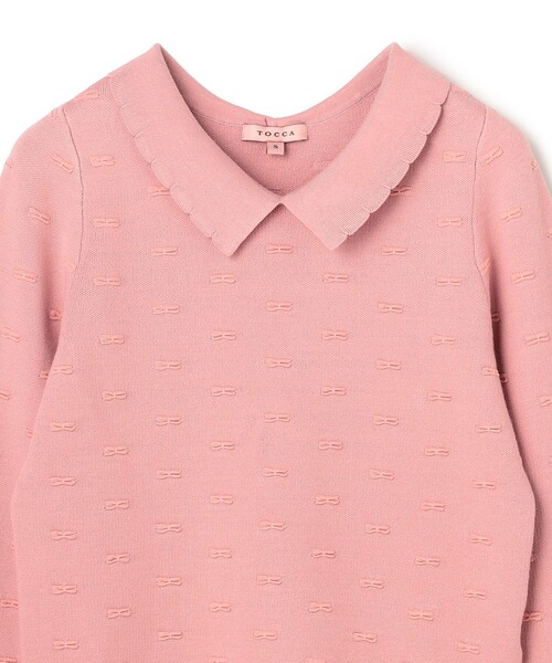 TOCCA(トッカ)の「RIBBON BLOOM プルオーバー(ニット/セーター・レディース・ブラック系/ピンク系・SMALL/MEDIUM)」の16枚目の写真
