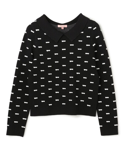 TOCCA(トッカ)の「RIBBON BLOOM プルオーバー(ニット/セーター・レディース・ブラック系/ピンク系・SMALL/MEDIUM)」の21枚目の写真