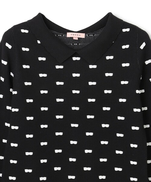 TOCCA(トッカ)の「RIBBON BLOOM プルオーバー(ニット/セーター・レディース・ブラック系/ピンク系・SMALL/MEDIUM)」の22枚目の写真