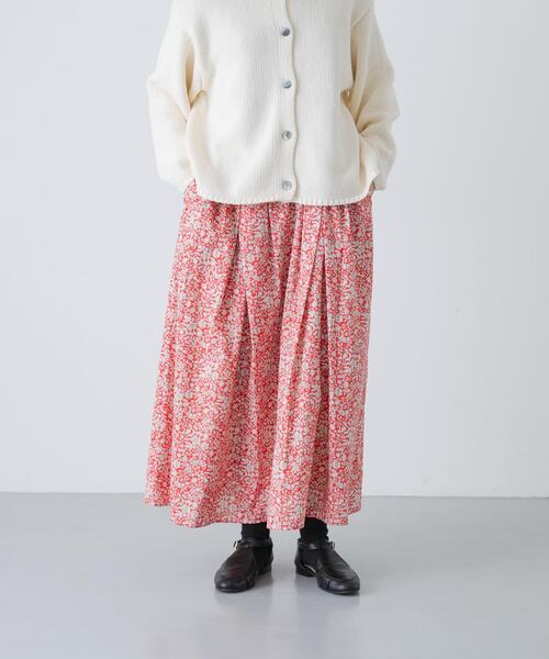 かぐれ（カグレ）の「リバティプリントスカート（スカート・レディース・ピンク系その他/ブルー/レッド/ブラック・FREE）」の5枚目の写真