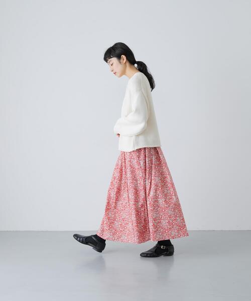 かぐれ（カグレ）の「リバティプリントスカート（スカート・レディース・ピンク系その他/ブルー/レッド/ブラック・FREE）」の7枚目の写真
