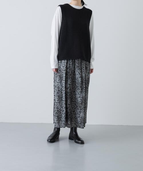 かぐれ（カグレ）の「リバティプリントスカート（スカート・レディース・ピンク系その他/ブルー/レッド/ブラック・FREE）」の9枚目の写真