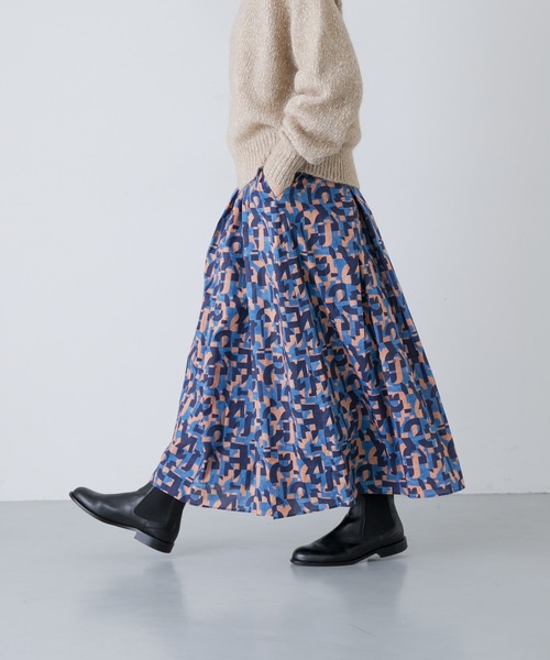 かぐれ（カグレ）の「リバティプリントスカート（スカート・レディース・ピンク系その他/ブルー/レッド/ブラック・FREE）」の14枚目の写真