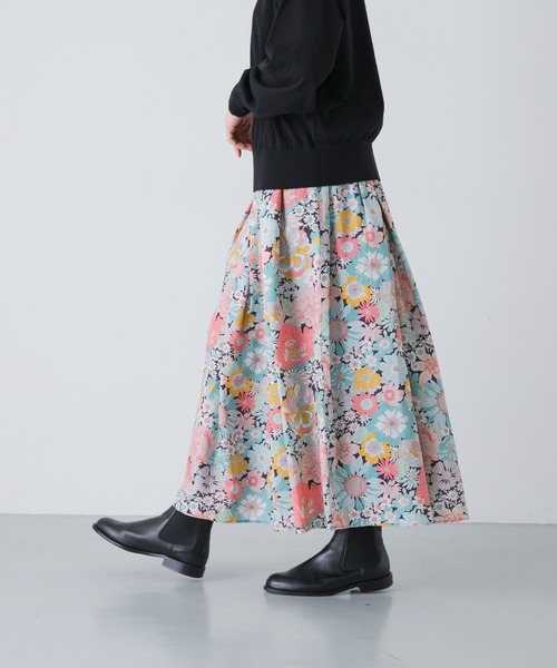 かぐれ（カグレ）の「リバティプリントスカート（スカート・レディース・ピンク系その他/ブルー/レッド/ブラック・FREE）」の20枚目の写真