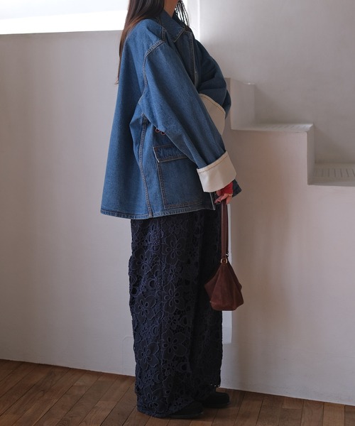 AKTE（アクテ）の「デニムジャケット（デニムジャケット・レディース・ブルー・2/1）」の18枚目の写真
