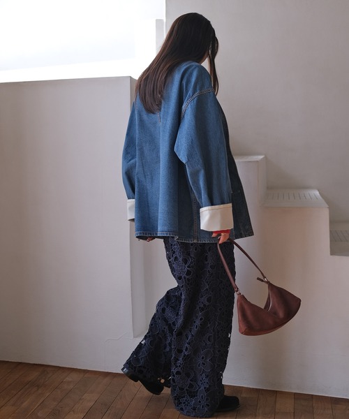 AKTE（アクテ）の「デニムジャケット（デニムジャケット・レディース・ブルー・2/1）」の19枚目の写真