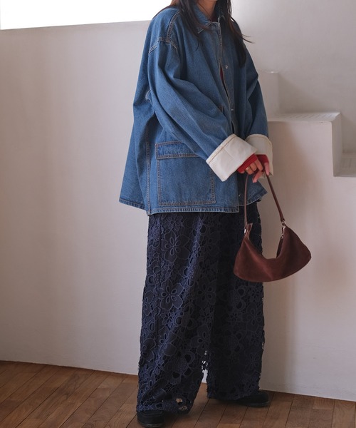 AKTE（アクテ）の「デニムジャケット（デニムジャケット・レディース・ブルー・2/1）」の21枚目の写真
