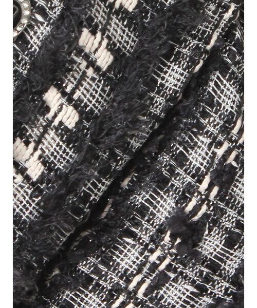 GYDA（ジェイダ）の「Symmetry GYDAラメツイードショートパンツ（その他パンツ・レディース・ブラック/アイボリー/ミント・FREE）」の15枚目の写真