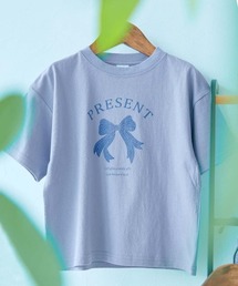 devirock（デビロック）の「綿100% デビラボ ガールズ BIGシルエット プリント半袖Tシャツ（Tシャツ/カットソー）」