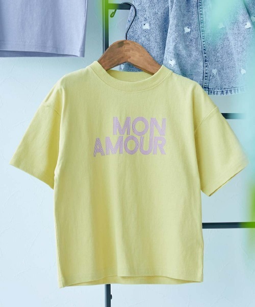 devirock(デビロック)の「綿100% デビラボ ガールズ BIGシルエット プリント半袖Tシャツ(Tシャツ/カットソー・キッズ・ブルー系その他/ピンク系その他2/ホワイト系その他/パープル系その他/ホワイト系その他3/パープル系その他2/ブラック系その他/ホワイト系その他2/ホワイト系その他4/パープル系その他3/ピンク系その他/イエロー系その他/ブルー系その他2/パープル系4/ブルー系その他3・90cm/100cm/110cm/120cm/130cm/140cm/150cm/160cm)」の13枚目の写真