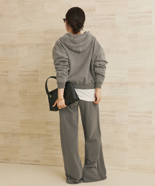 plage（プラージュ）の「ASHER / アッシャー ROSIE ZIP パーカー（パーカー・レディース・チャコールグレー・FREE）」の6枚目の写真