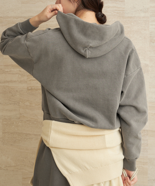 plage（プラージュ）の「ASHER / アッシャー ROSIE ZIP パーカー（パーカー・レディース・チャコールグレー・FREE）」の16枚目の写真