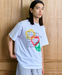PIECE LOVE PEACE TEE (WHITE)