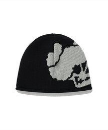 NICE GHOST CLUB（ナイスゴーストクラブ）の「SKULL HEAD KNIT BUCKET HAT_BLACK(NG2ESUAB21A)（ハット）」