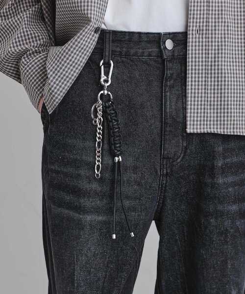 tk.TAKEO KIKUCHI（ティーケータケオキクチ）の「【コード＆チェーン】キーホルダー（キーケース/キーアクセサリー・メンズ・シルバー系その他/シルバー・00）」の4枚目の写真