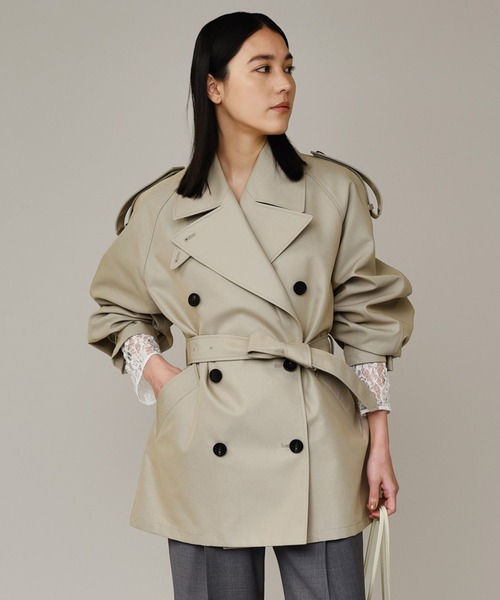 Chaos(カオス)の「Chaos(カオス)/ ルートントレンチ(トレンチコート・レディース・グレイッシュベージュ・FREE)」の1枚目の写真