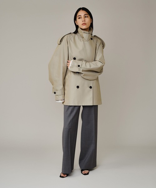 Chaos(カオス)の「Chaos(カオス)/ ルートントレンチ(トレンチコート・レディース・グレイッシュベージュ・FREE)」の3枚目の写真