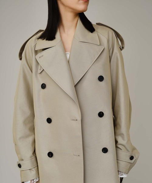 Chaos(カオス)の「Chaos(カオス)/ ルートントレンチ(トレンチコート・レディース・グレイッシュベージュ・FREE)」の8枚目の写真