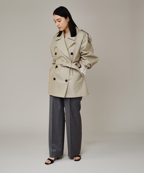 Chaos(カオス)の「Chaos(カオス)/ ルートントレンチ(トレンチコート・レディース・グレイッシュベージュ・FREE)」の5枚目の写真