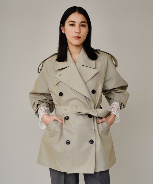 Chaos(カオス)の「Chaos(カオス)/ ルートントレンチ(トレンチコート・レディース・グレイッシュベージュ・FREE)」の11枚目の写真