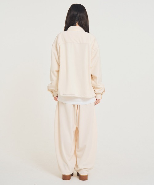 EFFECTEN(エフェクテン)の「mp14593-Type5 wide pants ワイドパンツ(efsal-16)(その他パンツ・メンズ・クリーム・L/M)」の12枚目の写真