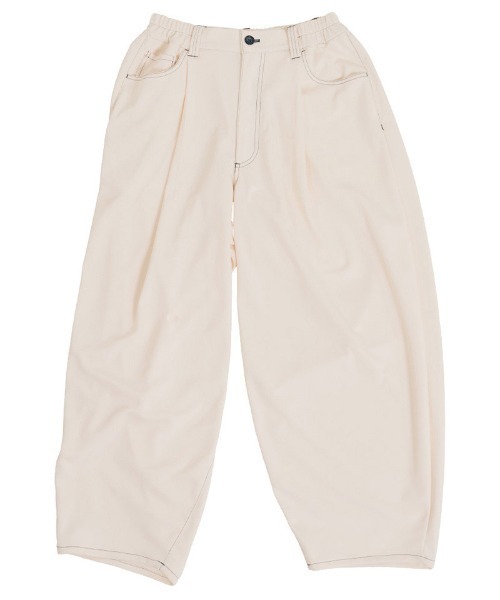 EFFECTEN(エフェクテン)の「mp14593-Type5 wide pants ワイドパンツ(efsal-16)(その他パンツ・メンズ・クリーム・L/M)」の13枚目の写真