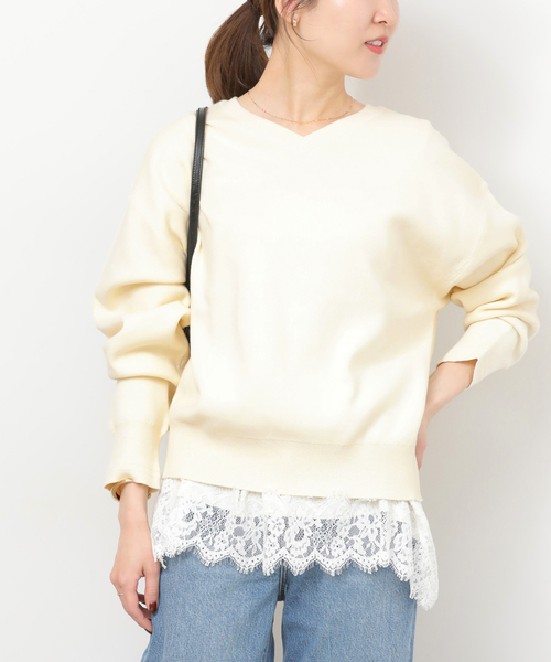 JOURNAL STANDARD ウォッシャブルニットプルオーバー ウォッシャブルニットジャージー2WAYプルオーバー（ニット/セーター