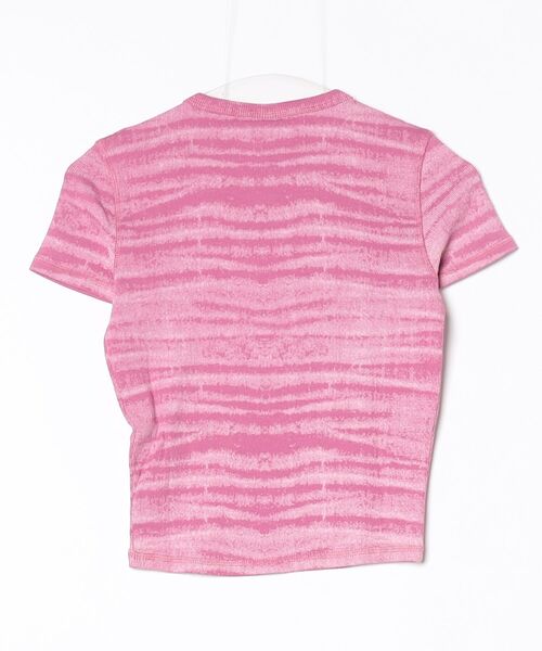 Guess（ゲス）の「GUESS Originals Abstract Denim Print Top Tシャツ（Tシャツ/カットソー・レディース・ライトピンク/ライトブルー・SMALL/X-SMALL/MEDIUM）」の9枚目の写真