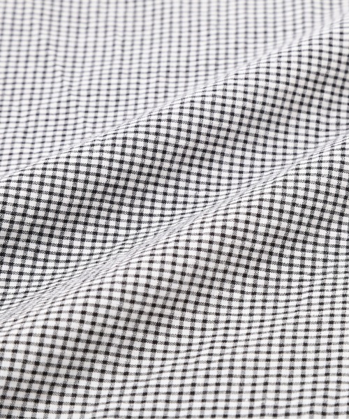 MHL.（エムエイチエル）の「TINY GINGHAM COTTON SCARF（ストール/ショール・レディース・ブラック/クリーム/グリーン・FREE）」の18枚目の写真