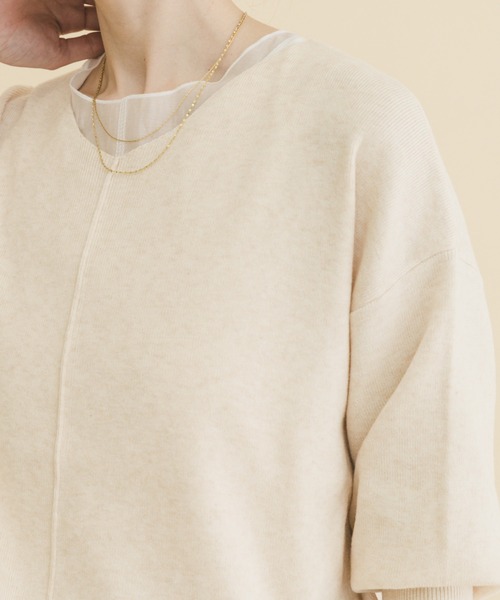 ITEMS URBANRESEARCH（アイテムズ アーバンリサーチ）の「フハクキリカエタンクトップ（タンクトップ・レディース・ホワイト/ブラウン/チャコールグレー/ブラック・FREE）」の6枚目の写真