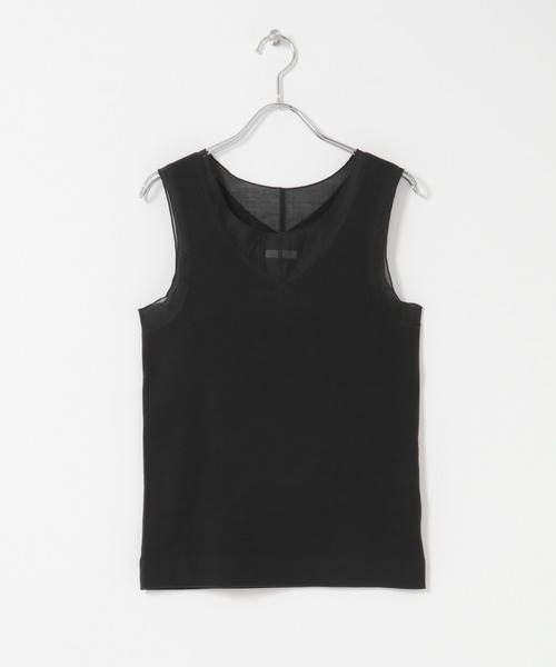 ITEMS URBANRESEARCH（アイテムズ アーバンリサーチ）の「フハクキリカエタンクトップ（タンクトップ・レディース・ホワイト/ブラウン/チャコールグレー/ブラック・FREE）」の12枚目の写真