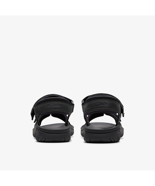 Clarks(クラークス)の「Wesley Shore / ウェスリーショア (ブラックレザー)(サンダル・メンズ・ブラック・UK6/UK11/UK10/UK9/UK8/UK7)」の8枚目の写真