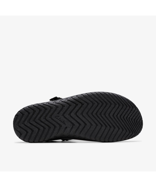 Clarks(クラークス)の「Wesley Shore / ウェスリーショア (ブラックレザー)(サンダル・メンズ・ブラック・UK6/UK11/UK10/UK9/UK8/UK7)」の10枚目の写真