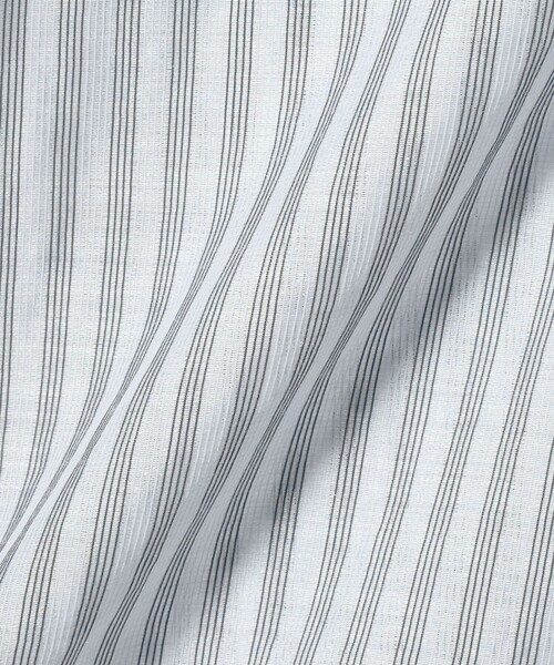 BEAUTY&YOUTH UNITED ARROWS(ビューティーアンドユースユナイテッドアローズ)の「ストライプ ラッフル スキッパーブラウス ウォッシャブル(シャツ/ブラウス・レディース・ベージュ/ライトブルー・FREE)」の17枚目の写真