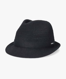OVERRIDE（オーバーライド）の「OVERRIDE  REP LINEN BLEND KNIT FEDORA / オーバーライド（ハット）」