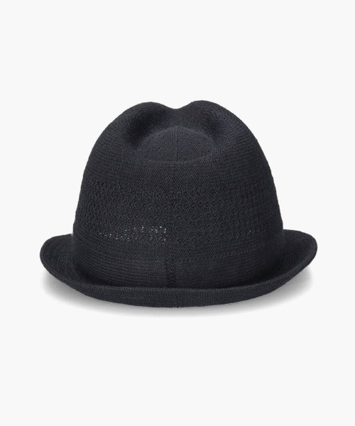 OVERRIDE(オーバーライド)の「OVERRIDE REP LINEN BLEND KNIT FEDORA / オーバーライド(ハット・メンズ・ブラック/ベージュ/ネイビー・60cm/58cm/62cm)」の17枚目の写真