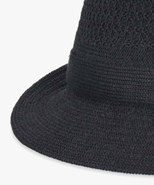 OVERRIDE(オーバーライド)の「OVERRIDE REP LINEN BLEND KNIT FEDORA / オーバーライド(ハット・メンズ・ブラック/ベージュ/ネイビー・60cm/58cm/62cm)」の22枚目の写真