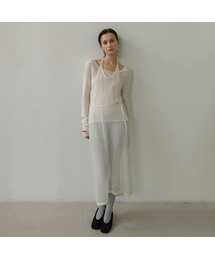 ATELIER NAIN（アトリエナイン）の「MABELLA WOOL HAIRY LAYERED DRESS(OP-6234)（ワンピース）」