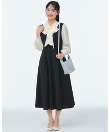 SUIT SELECT（スーツセレクト）の「【セットアップ対応】【SUIT SELECT × Samantha Thavasa】ジャンパースカート（ワンピース）」