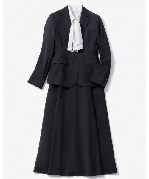 SUIT SELECT(スーツセレクト)の「【セットアップ対応】【SUIT SELECT × Samantha Thavasa】ジャンパースカート(ワンピース・レディース・ブラック・SMALL/MEDIUM/LARGE/X-LARGE)」の2枚目の写真