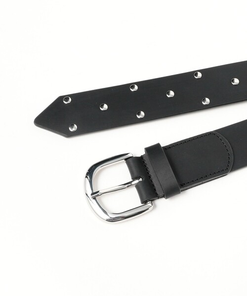 Ray BEAMS（レイビームス）の「スタッズ ベルト（ベルト・レディース・ブラック/ダークブラウン・ONE SIZE）」の6枚目の写真