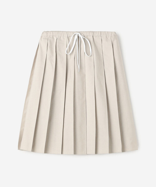 GYMPHLEX(ジムフレックス)の「Gymphlex | オクスフォード プリーツスカート WOMEN(スカート・レディース・サックスブルー/ベージュ・14)」の3枚目の写真