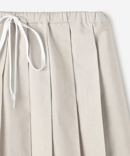 GYMPHLEX(ジムフレックス)の「Gymphlex | オクスフォード プリーツスカート WOMEN(スカート・レディース・サックスブルー/ベージュ・14)」の5枚目の写真