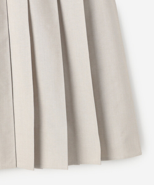 GYMPHLEX(ジムフレックス)の「Gymphlex | オクスフォード プリーツスカート WOMEN(スカート・レディース・サックスブルー/ベージュ・14)」の7枚目の写真